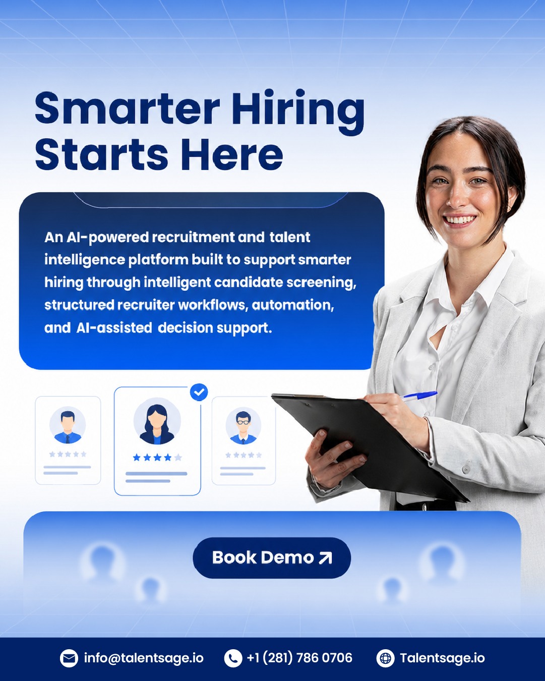 𝐒𝐦𝐚𝐫𝐭𝐞𝐫 𝐇𝐢𝐫𝐢𝐧𝐠 𝐒𝐭𝐚𝐫𝐭𝐬 𝐇𝐞𝐫𝐞!

Meet 𝐓𝐚𝐥𝐞𝐧𝐭𝐒𝐚𝐠𝐞 an AI-powered r